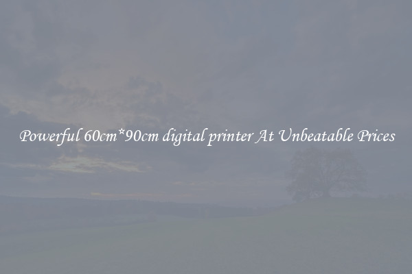Powerful 60cm*90cm digital printer At Unbeatable Prices