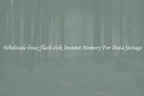 Wholesale linux flash disk Instant Memory For Data Storage