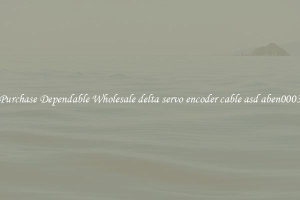 Purchase Dependable Wholesale delta servo encoder cable asd aben0003