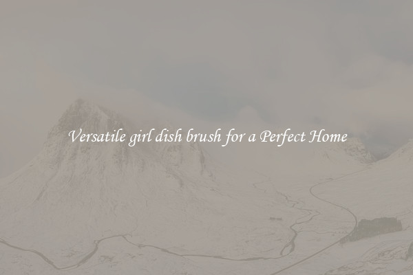 Versatile girl dish brush for a Perfect Home