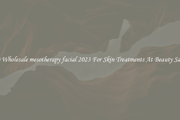 Buy Wholesale mesotherapy facial 2023 For Skin Treatments At Beauty Salons