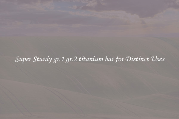 Super Sturdy gr.1 gr.2 titanium bar for Distinct Uses